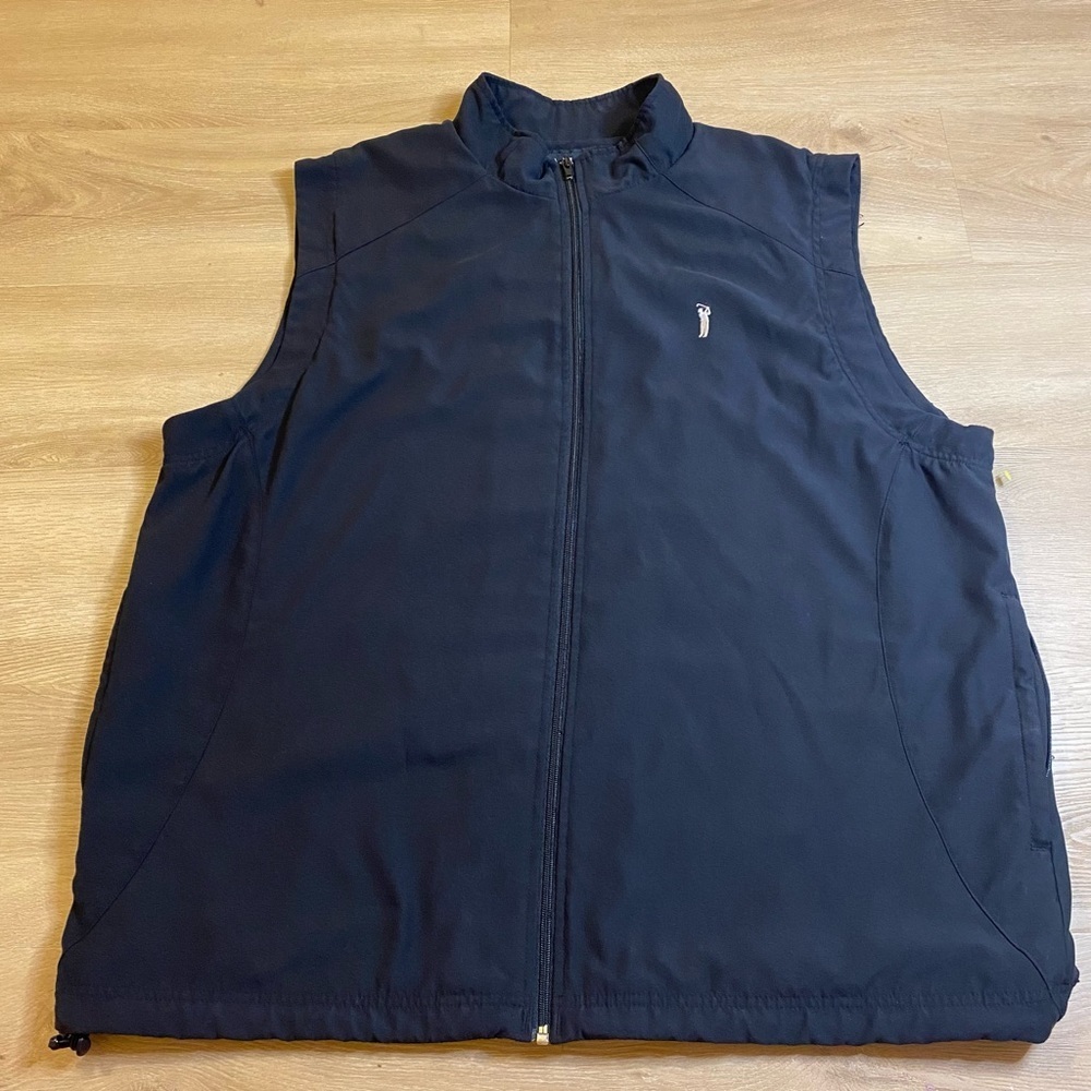 Austin Golf Mens Black Vest Large